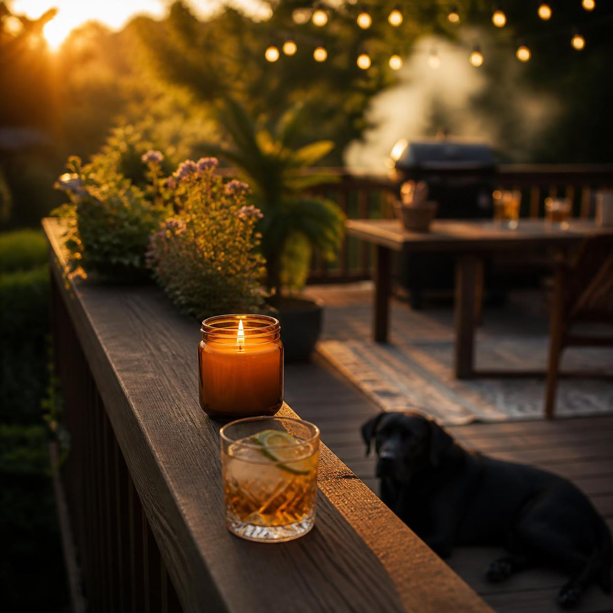 Deck Beers and the BBQ Is On