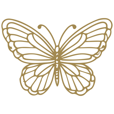 Lunahrin Candles butterfly icon, non-toxic and safe for pets