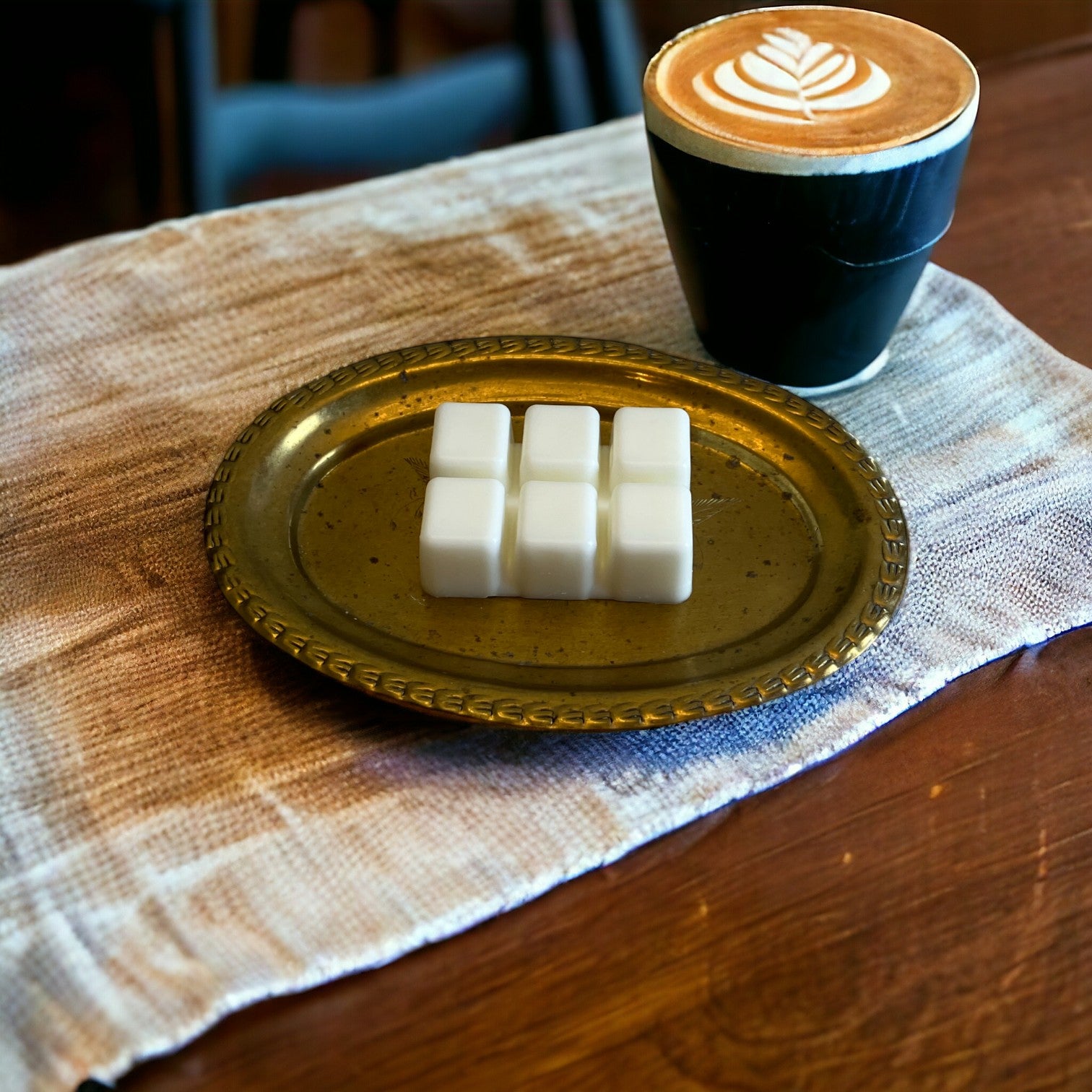 Coffee Shop wax melt, Lunahrin Candles