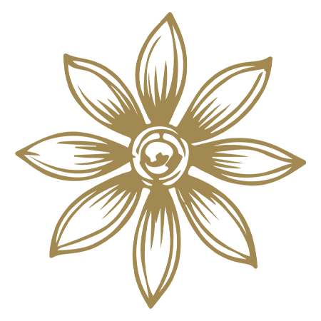 Lunahrin Candles flower icon, made in Medicine Hat, Alberta