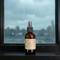 Storm Clouds room spray in amber glass bottle, Lunahrin Candles